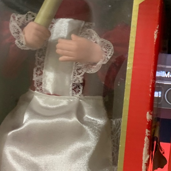 Vintage 16” Mr & Ms Claus by B&D Musical Moving Figures in Oem Boxes - Picture 12 of 13